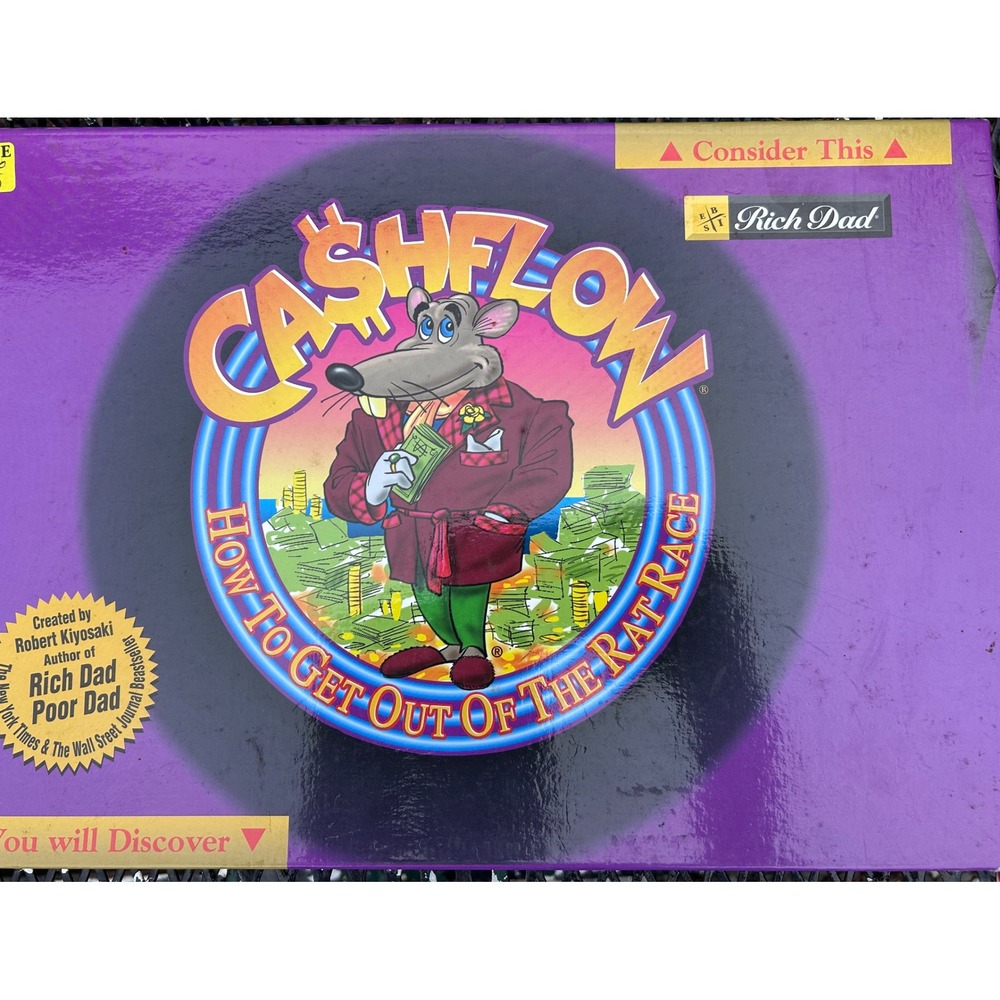 Rich Dad Cashflow 101 Board Game Robert Kiyosaki Financial Literacy Rat Race